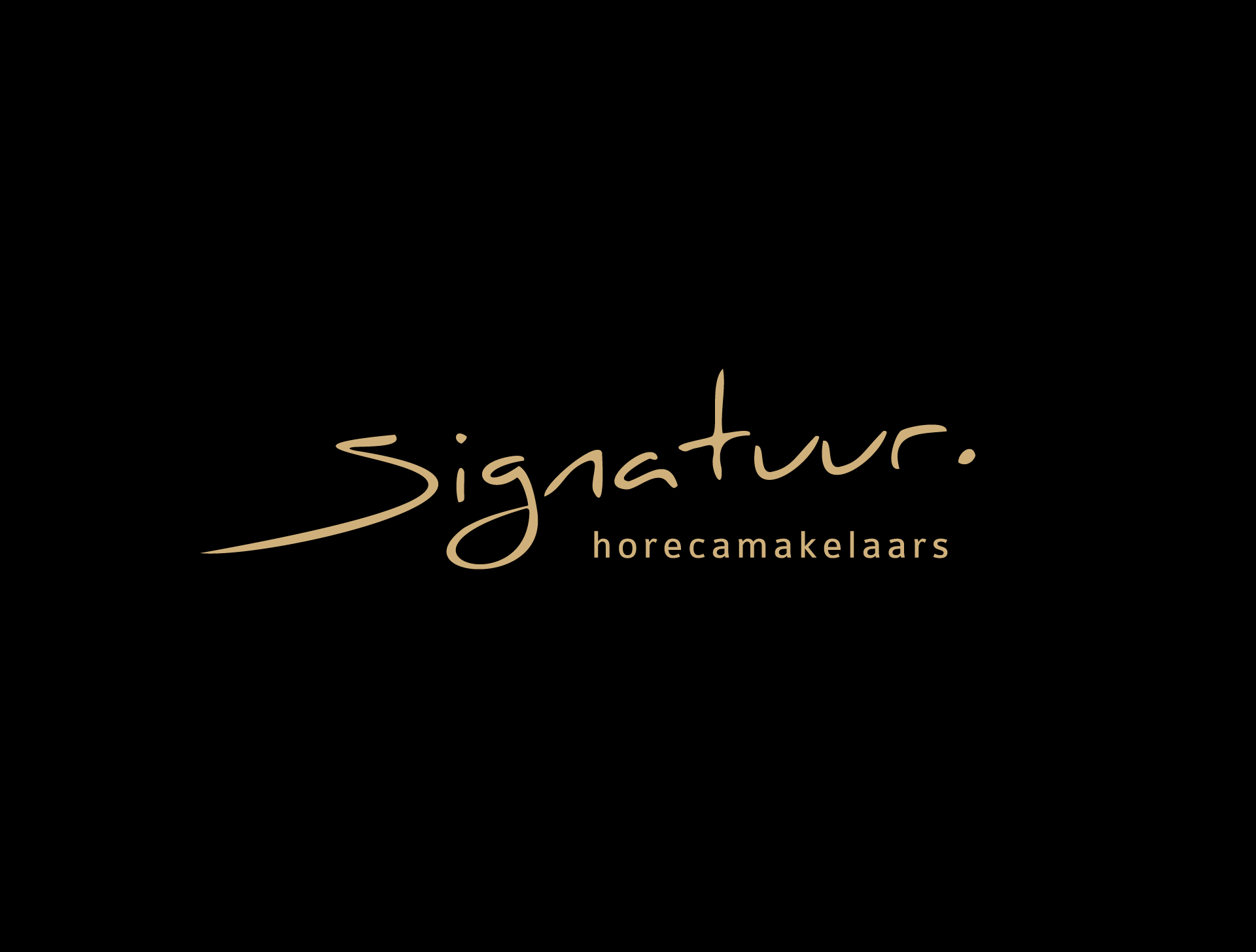 signatuur horecamakelaars - ontwerp huisstijl