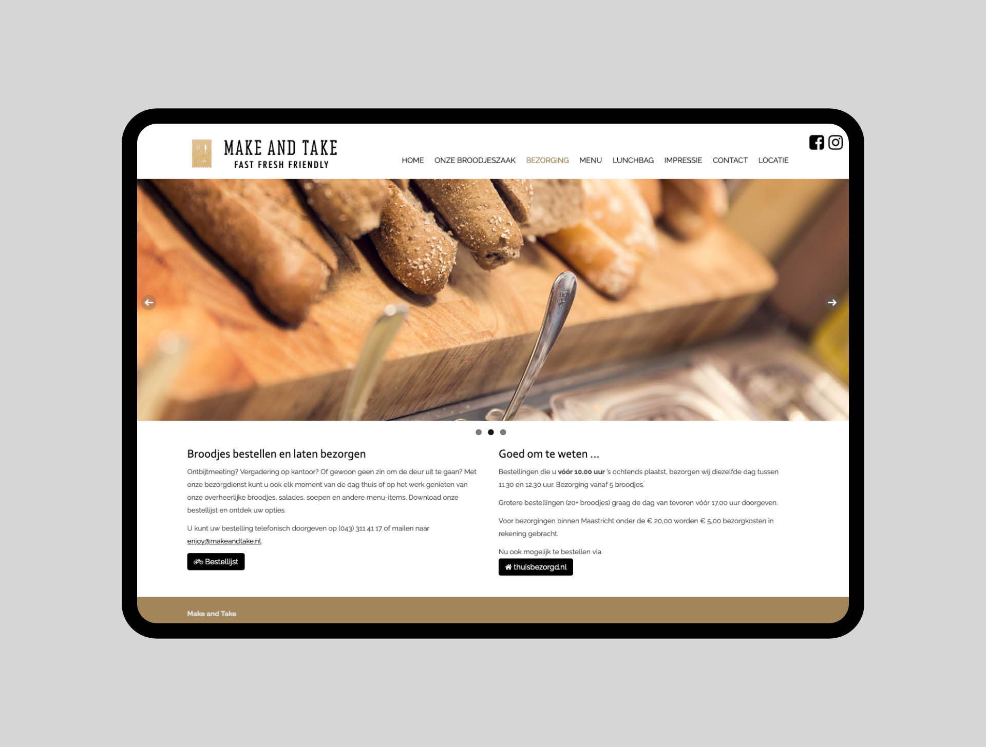 make and take - website