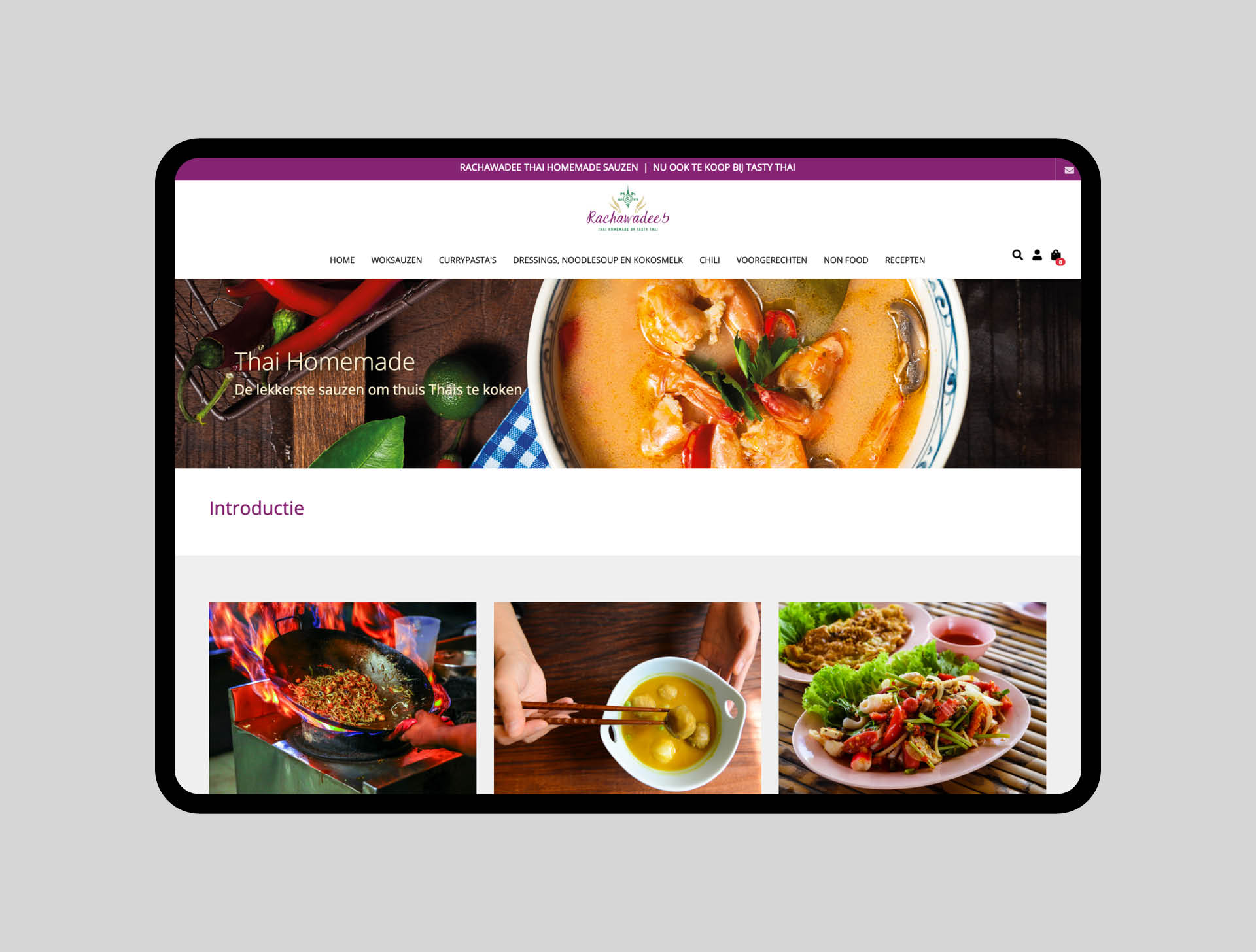 Rachawadee thai homemade webshop | Ca Va Bien Website Sparkybag