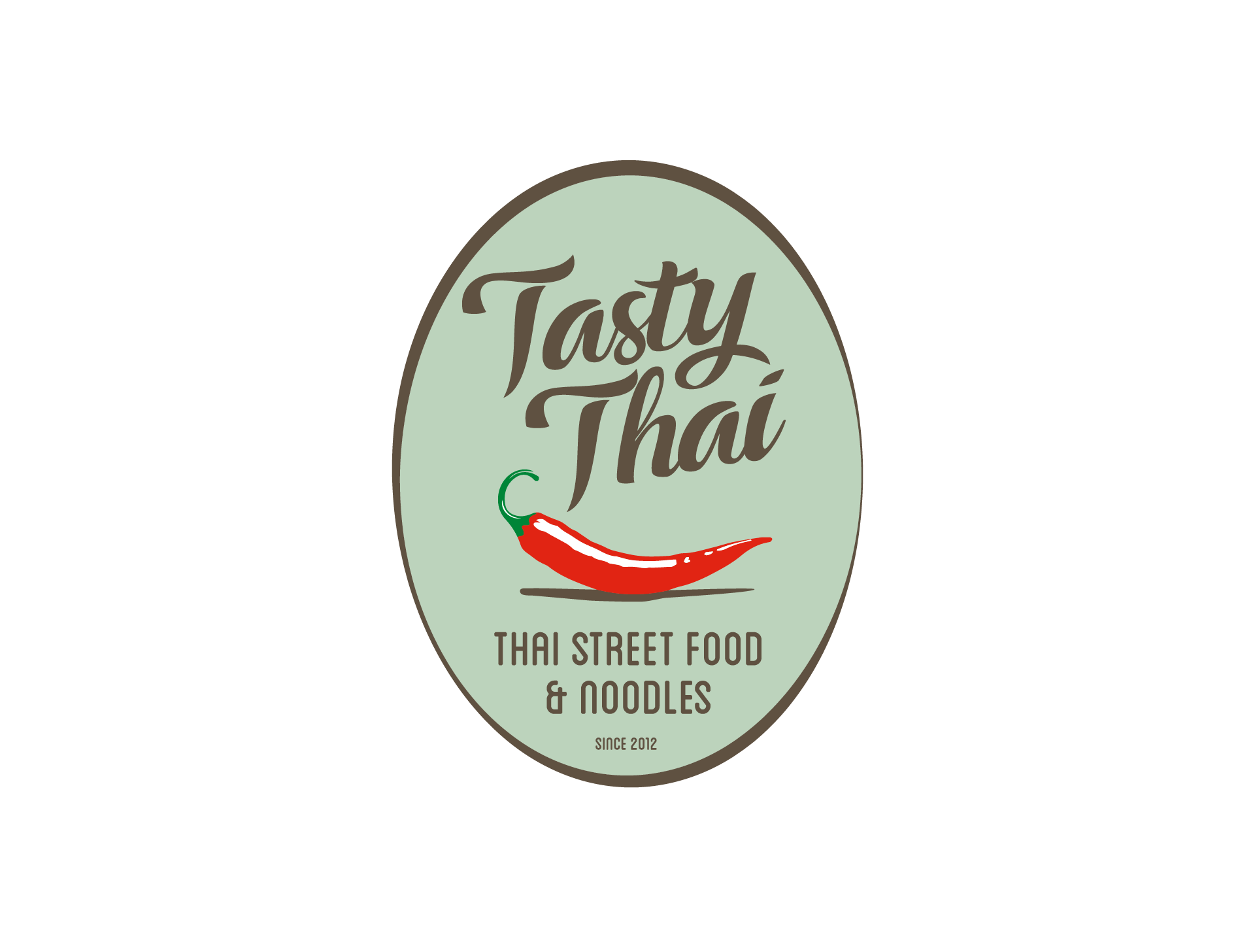 Tasty Thai Restaurant thai street food - logo en menu design